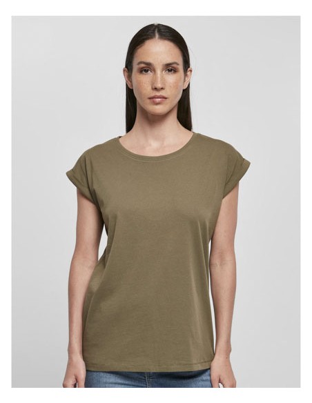 BUI-BY138-Ladies Organic Extended Shoulder Tee 2